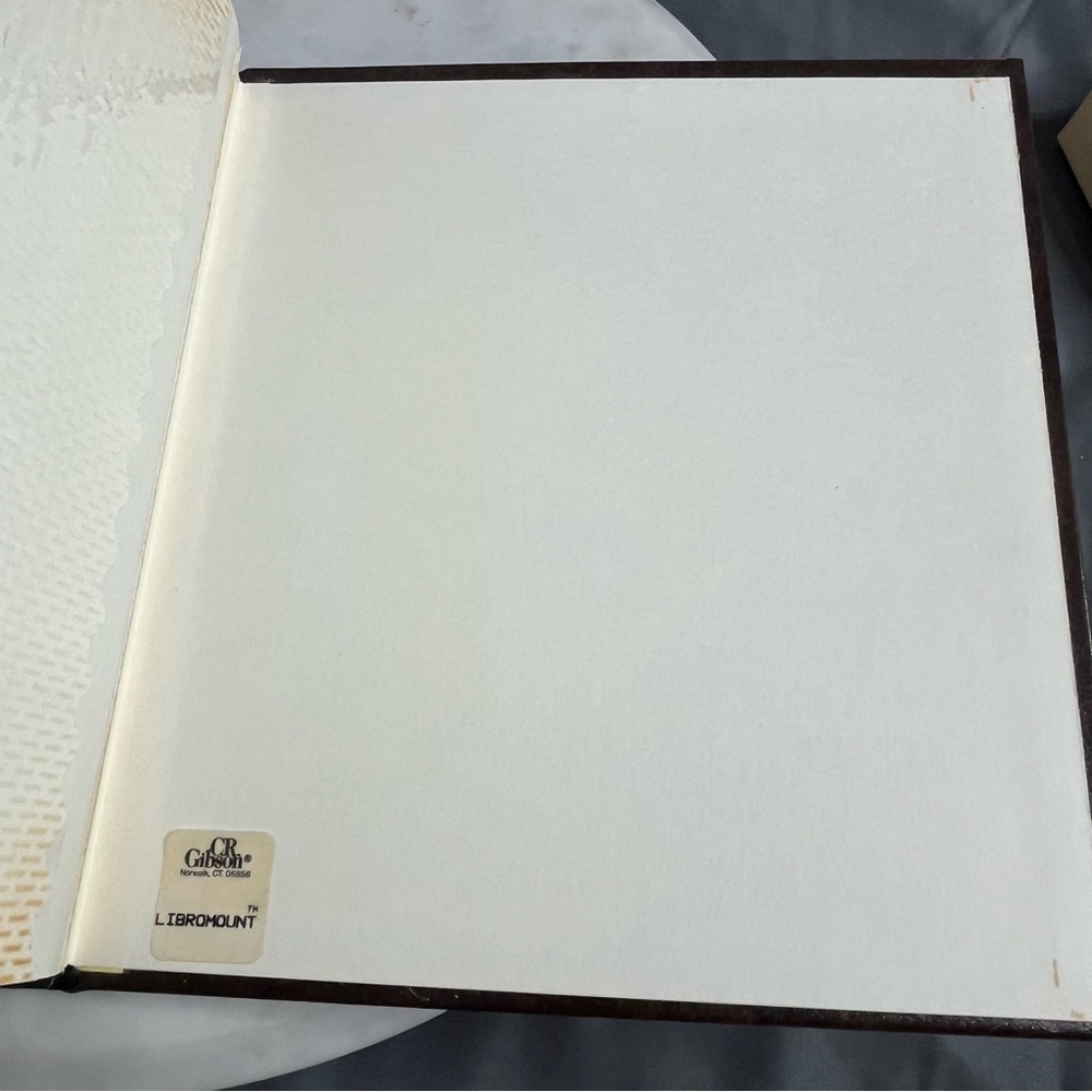 CR Gibson Photo Album Boxed Bound Vtg Library Bound USA Made New Old Stock NOS - Picture 9 of 16